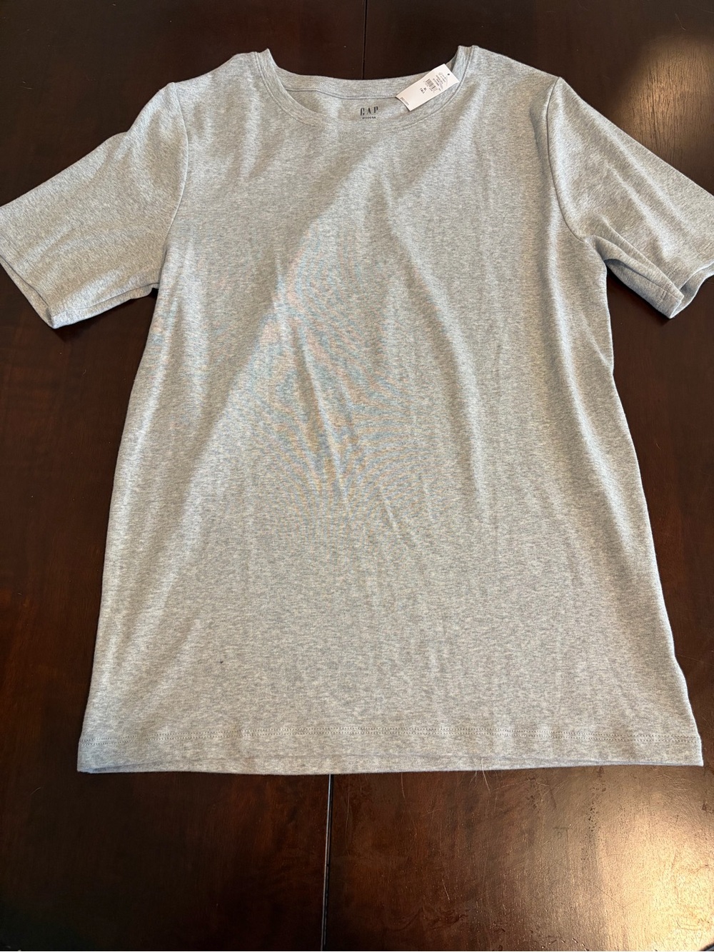 GAP Light Gray Short Sleeve Crewneck Tee